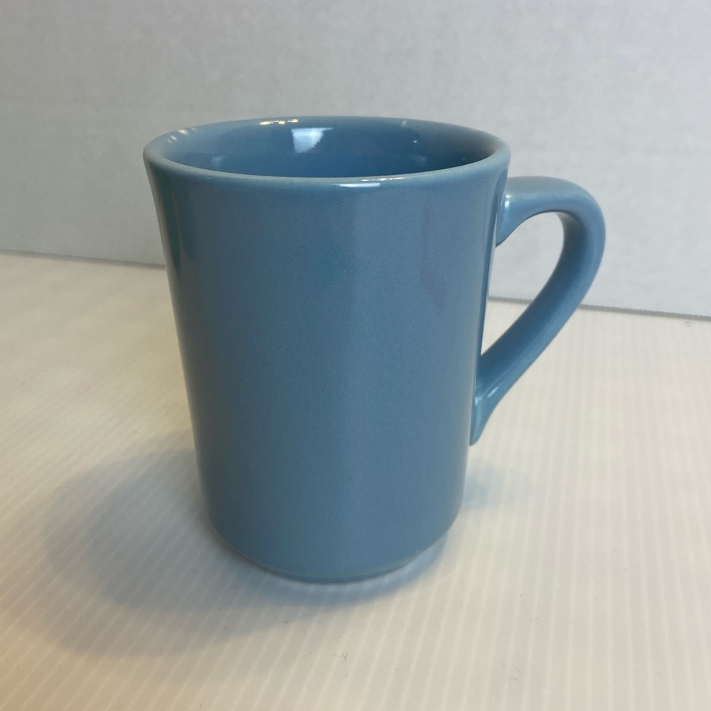 Homer Laughlin vintage China Denver Mug Coffee Cup in Retired fiesta periwinkle
